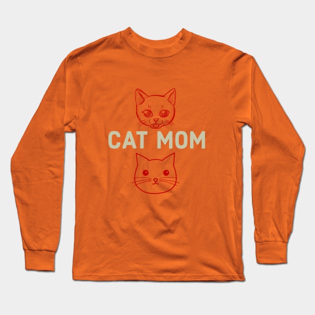 Cat Dad Long Sleeve T-Shirt by Artistic Design